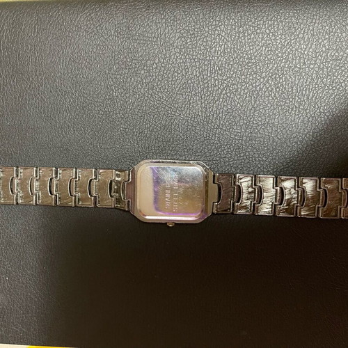 Watch used gray and gold