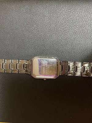 Watch used gray and gold