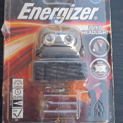Energizer LED Headlamp used, black, 16 lumens