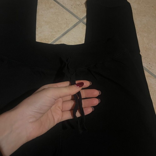 Zara sportswear with elastic band like new, black