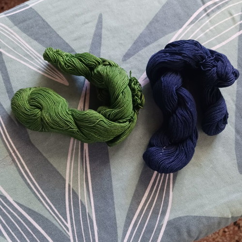 Cotton threads for lace knitting or crafts