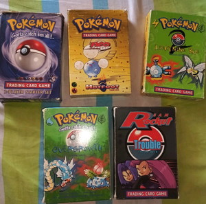 5 pokemon Decks  (από τα πρώτα που βγήκαν)
