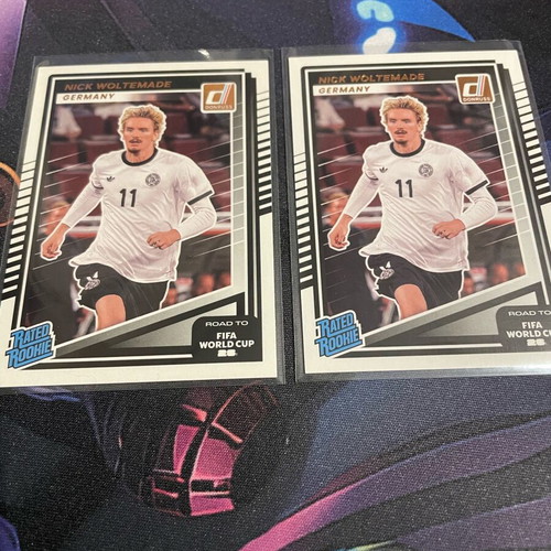 Donruss Road to World Cup 2025/26 Nick Woltemade Rated Rookie Soccer Card like new