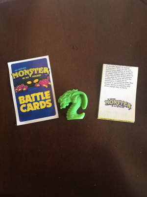 Monster in my pocket 1991 μεταχειρισμένο, τερατάκι με κάρτες