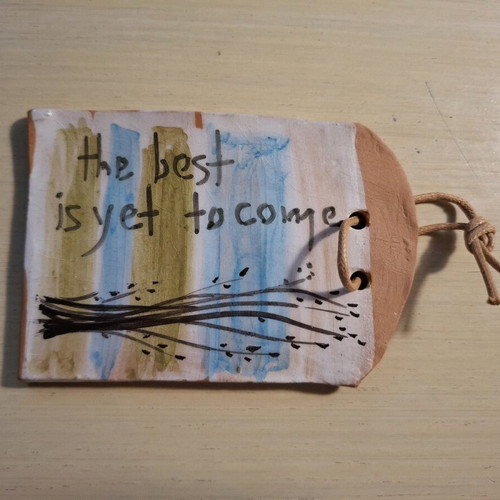 Ceramic wall hanging new, handmade