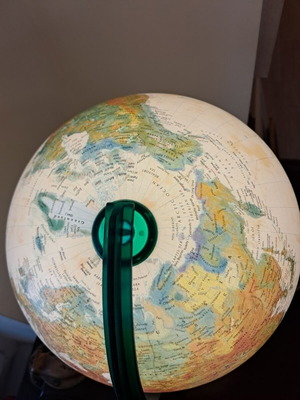 Υδρόγειος σφαίρα με φως καινούργια, ύψος 0,38 cm