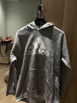 Adidas hoodie gray size M like new