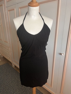 Dress black, used, open back
