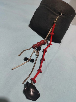 Μονό μακρύ σκουλαρίκι - Long earring