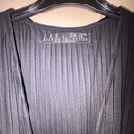 Zara evening collection black pleated dress like new, size M