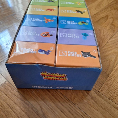 Building blocks sea animals set of 10 new