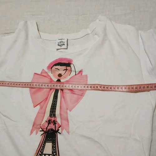 Manolo white T shirt with print like new