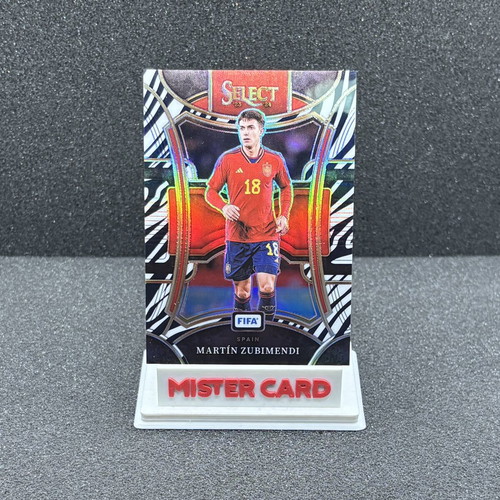 2023-24 Panini Select FIFA Martin Zubimendi zebra #120 Spain card