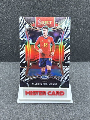 2023-24 Panini Select FIFA Martin Zubimendi zebra #120 Spain card