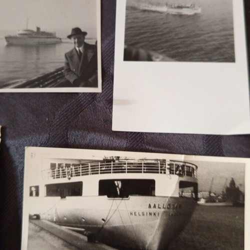 Old photos of ships used, set of six