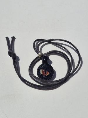 Dragon-eye pendant necklace, souvenir from Scotland