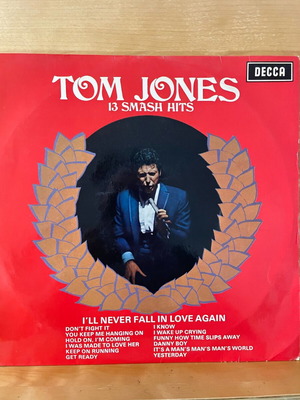 Tom Jones 13 Smash Hits LP μεταχειρισμένο