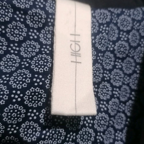 High vest like new, blue fabric combination
