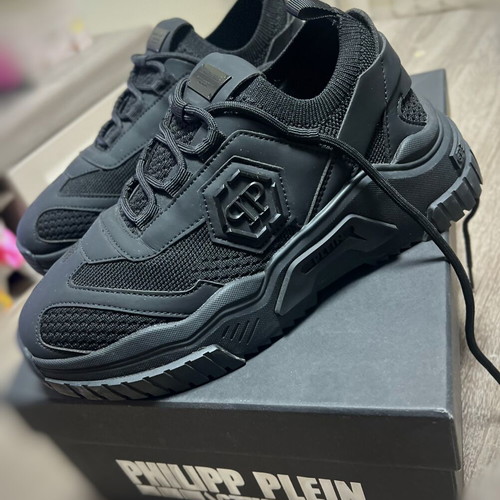 Philipp Plein Black Sneakers Size 37 Like New