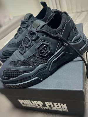 Philipp Plein Black Sneakers Size 37 Like New