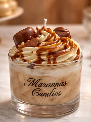 Soy wax scented candle Butter Caramel new