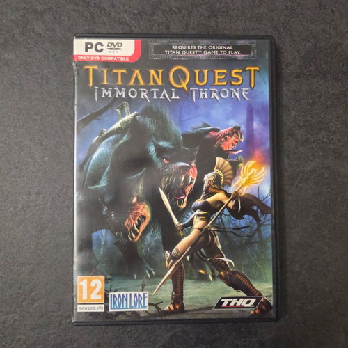 Titan Quest & Titan Quest Immortal Throne package used, PC game