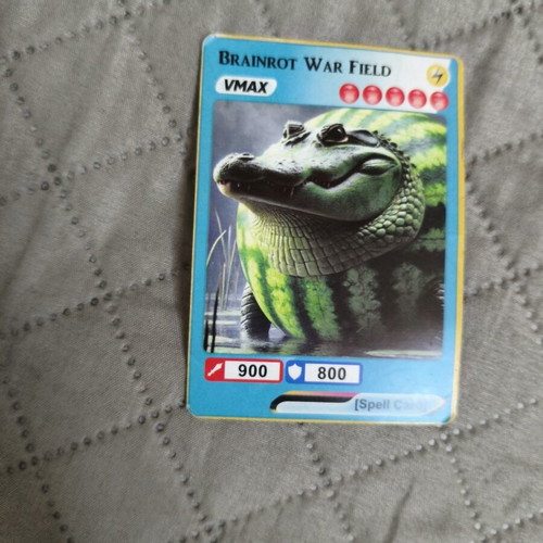 Brain Rot card like new, ideal for children