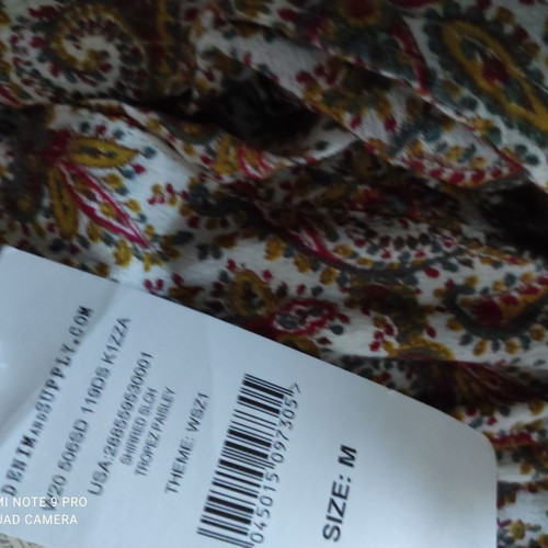 Ralph Lauren pants new with paisley print and elastic hem