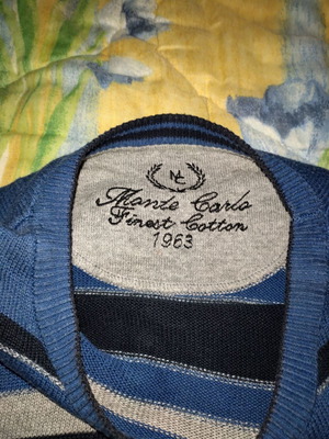 Monte Carlo sweater used, size XL, blue