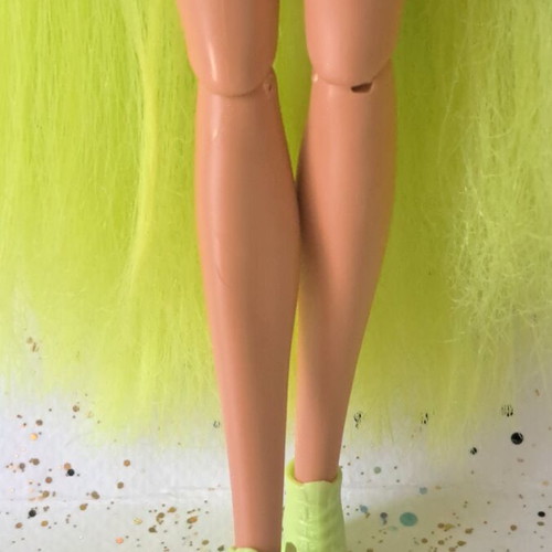 Barbie Extra Neon Hair redressed used with small flaws