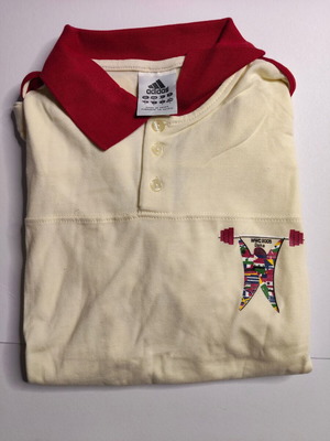 Adidas Official 2005 World Weightlifting Championships Polo Shirt Size L