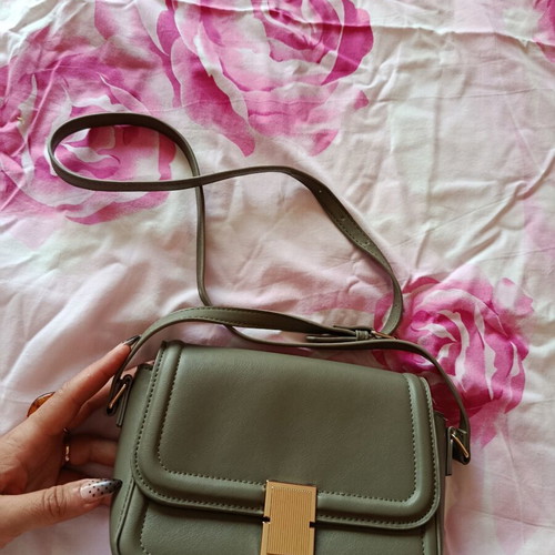 Crossbody bag new, olive green