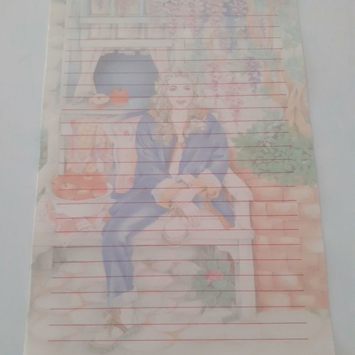 Letter papers new, pack of 6