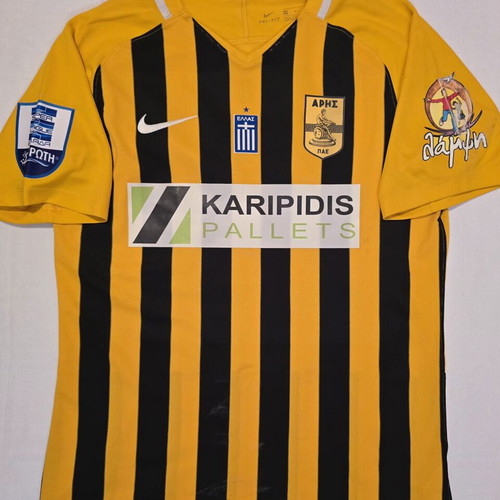 Aris Thessaloniki matchworn football jersey one off 2018-2019
