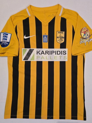 Aris Thessaloniki matchworn football jersey one off 2018-2019