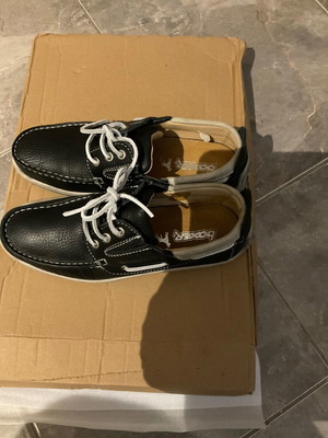 Παπούτσια Boxer casual, μπλε και άσπρα, νούμερο 41