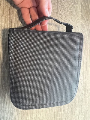 Lacoste travel toiletry bag like new, grey