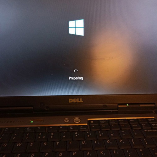 Dell laptop used with 14" screen, AMD FX processor, 4GB RAM