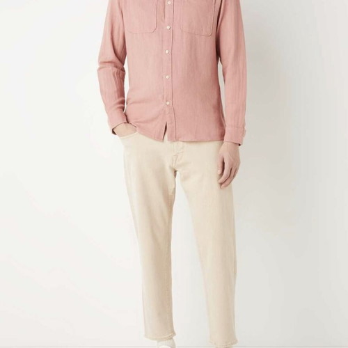 Selected Homme Aldo Relaxed Cropped Jeans new men's cotton pants
