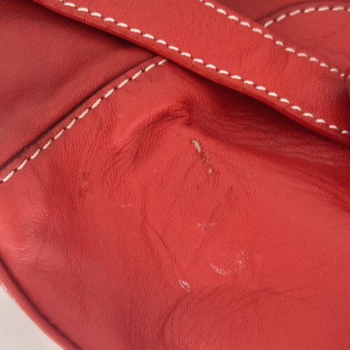 Vintage XX Anniversary Dolce & Gabbana red leather bag from 2000s
