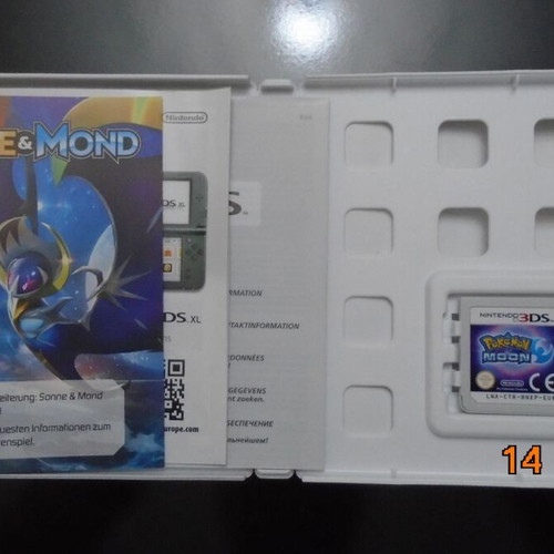 Nintendo 3DS Pokemon games like new, complete sets Mond and X