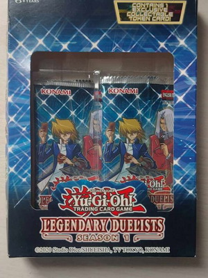 Legendary Duelists Season 1 like new, box with two empty packs