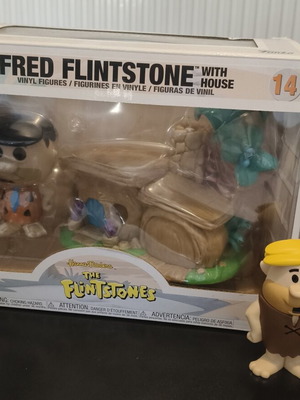 Fred Flintstone με σπίτι και Barney Soda Funko Pop σετ καινούργιο