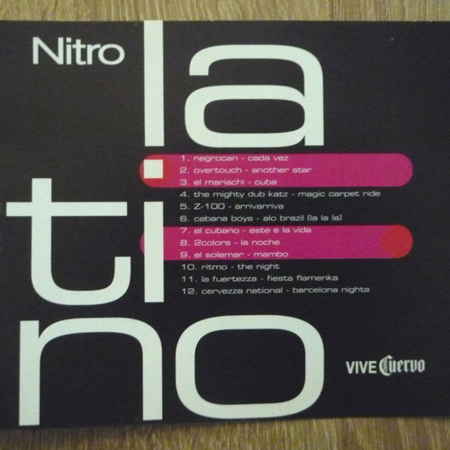 Latino by Nitro CD used, disc and covers only without case