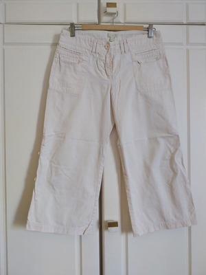 Mango Capri pants beige size M like new