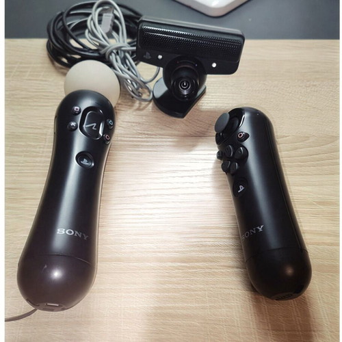 PlayStation 3 Motion Controllers with Original Camera, Spell Book and 3 Games like new