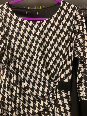 Black and white dress XL like new