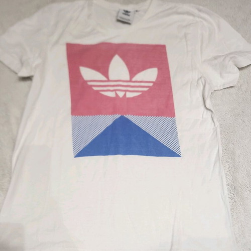 Adidas original retro t-shirt like new, size M-L, white