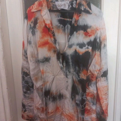 Zoya shirt dress like new, multicolor, one size, Greek brand