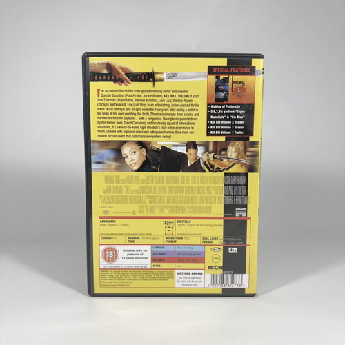 Kill Bill DVD like new with English subtitles